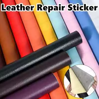 Self Adhesive Leather Repair Patches Kit Tape For Furniture Car Seat Couch Sofa • $33.24