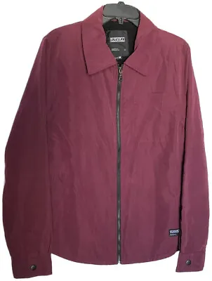 Ezekiel Men’s Faux Shearling Lined Legacy Jacket Burgundy Medium NWT MSRP $75 • $27.99