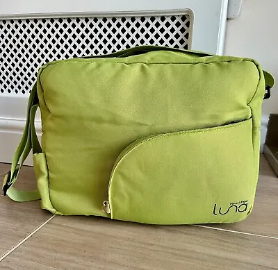 Mamas Papas LUNA Baby Nappy Changing Bag Adjustable Straps Green • £17.99