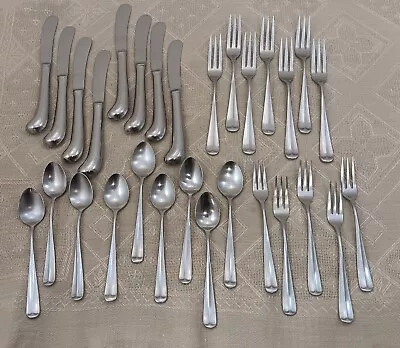 Vtg Towle Supreme Cutlery LIBERTY BELL Flatware 29-Pc Set Fiddle Tip SCC Pistol • $39.95