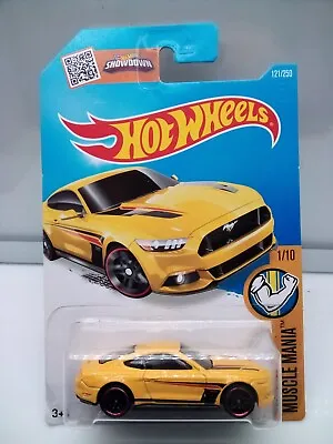 Hot Wheels - Mainline / '15 Ford Mustang GT - Yellow - Model Car X1 • $24.72