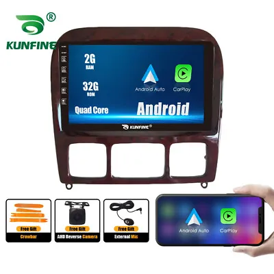 9  Android 12.0 Car Radio GPS For Mercedes-Benz S-Class W220 S280-S600 S55 AMG • $142.99