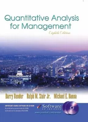 Quantitative Analysis For Management And Student CD • $6.77