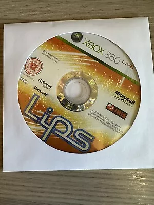 Lips | XBOX 360 Game Party Singing Karaoke Game - Disc Only • £2.19