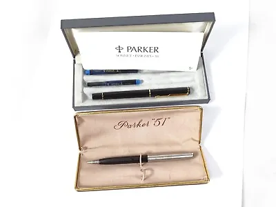 £49.95 • Buy Parker Sonnet Insignia 88 Fountain Pen & Parker 51 Pencil. Both Boxed.