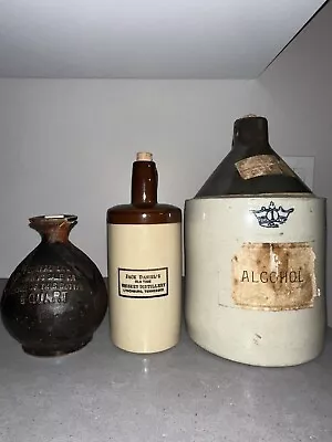 Rare Vintage Assortment Of Bottles And Jugs With Original Cork • $290