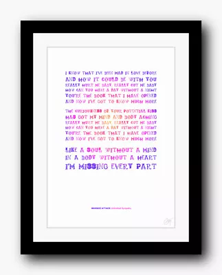 MASSIVE ATTACK ❤ Unfinished Sympathy Song Lyric Poster Art Limited Edition Print • £9.99