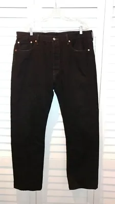 Levi 501 Black Denim Jean  Button Fly40x32 NICE • $14.27