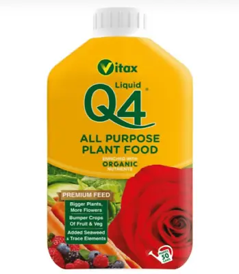 Vitax Q4 All Purpose Plant Food Liquid - 1L • £8.99