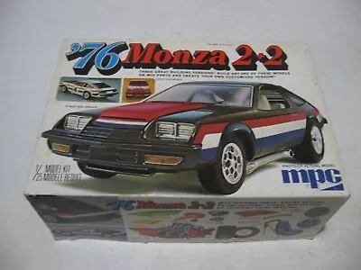 Empty Box Only - MPC 1976 Chevy Monza 2+2 Model Kit #1-7616 • $14.20