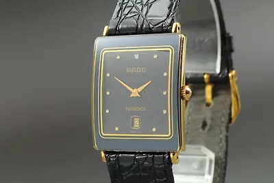 【NEAR MINT】 Vintage RADO Florence 160.3605.2N Men Unisex Quartz Watch From JAPAN • $269.90