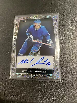 Michel Goulet 2024 Leaf Metal Auto Autograph #7/8 C26 • $0.99