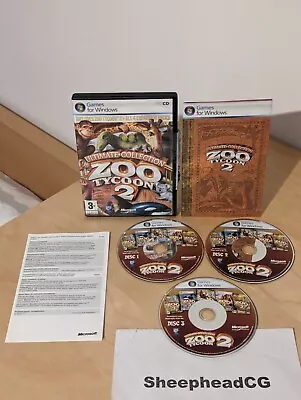 Zoo Tycoon 2 Ultimate Collection PC Game 3 Discs With 4 Expansions - VGC Tested • £21.99