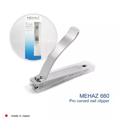 Mehaz #660 Stainless Steel Professional Curved Nail Clipper • $12.95