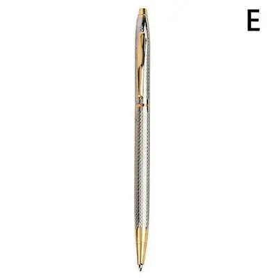 1mm Luxury Full Metal Ballpoint Pen Black Ink Gel Pen Writing Office P4D6 • $1.60