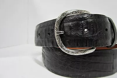 Genuine  Black Crocodile Belts • $125