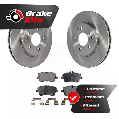 Front Brake Rotor & Semi-Metallic Pad Kit For 2002-2007 Mercedes-Benz C230 Coupe • $92.01