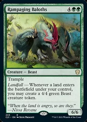 Rampaging Baloths [Commander 2021] Magic MTG • $1.65