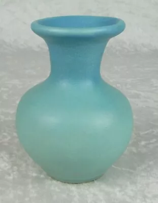 Van Briggle Pottery Original Blue Vase Craig Stevenson 4-3/4 Inches Tall 3-1/2 D • $115