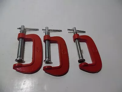 2  Inch Heavy Duty C Clamp Mini Vise Metal Woodwork China Lot Of 3 • $7.96