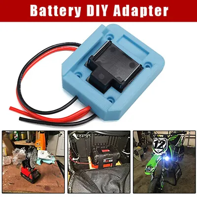 $11.99 • Buy For MAKITA 18v Battery Power Mount Connector Adapter Dock Holder 14 Awg Wires
