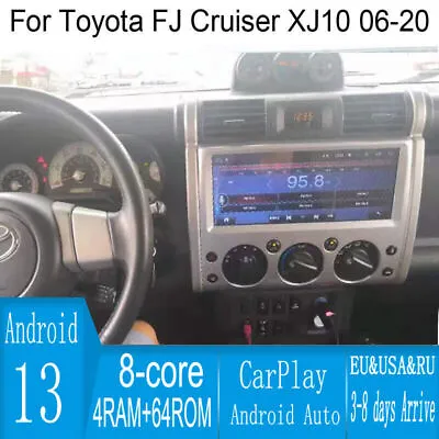 Car Android Gps Navigation Wifi 12.3  For Toyota Fj Cruiser Xj10 06~20 Radio • $549