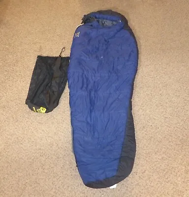 Mountain Hardwear Switch 20° RHZ Sleeping Bag Blue Size Regular (31  X 76 ) • $59.95