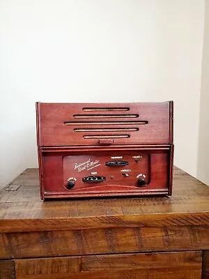 Vintage RETRO 1950s Ristaucrat Dial-O-Matic Jukebox Phonograph Radio Working • $525