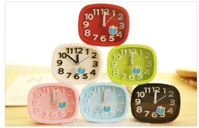 $17.65 • Buy Mute Analog Alarm Clock Analogue Clocks Battery Desktop Table Bedside