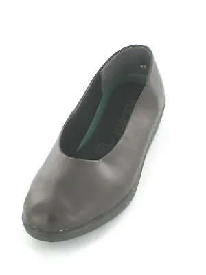 Free Step 219113 Ladies Brown Leather Slip On Comfortable Casual Shoes • £14.99