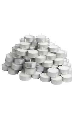 IKEA TILLVARO Unscented Tealight 100 Per Pack • £11.50