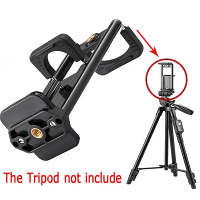 $11.98 • Buy Universal Mobile Phone Tripod Stand Holder Bracket Adapter Mount For IPad IPhone
