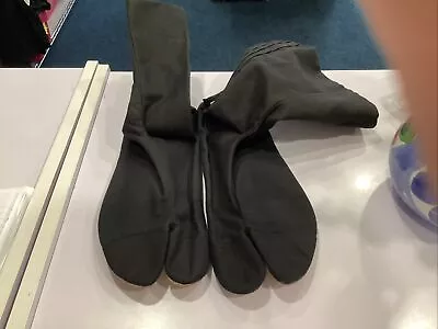 Ninja Tabi Boot/Japanese Shoes  Black • £6