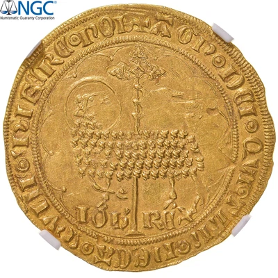 $11715 • Buy [#899719] Coin, France, Jean II Le Bon, Mouton D'or, 1355, Pontivy's Hoard, NGC,