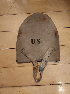 Original 1917 WWI USGI Entrenching Tool Carrier Cover T-Handle Kit Rock Island  • $135