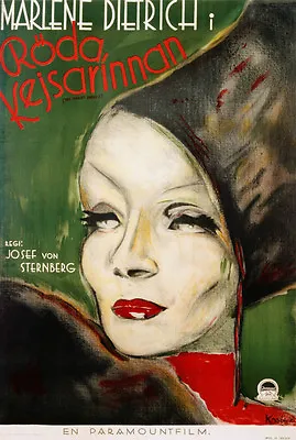 The Scarlett Empress Marlene Dietrich Movie Poster • $6.49