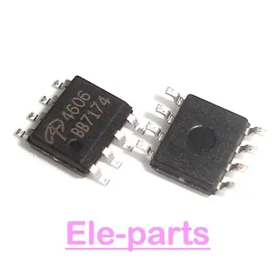 50 PCS AO4606 SOP-8 4606 SMD-8 N- And P-Channel 30 V (D-S) Mosfet Transistor • $5.49