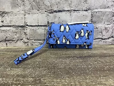 Vera Bradley Women’s Smartphone Wristlet Playful Penguins 3.5”x6” New • $20