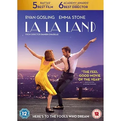 La La Land DVD (2017) Ryan Gosling Chazelle (DIR) Cert 12 Fast And FREE P & P • £2.30