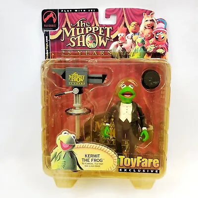 The Muppet Show 25 Years Kermit The Frog Action Figure ToyFare Exclusive 2002 • $4.99