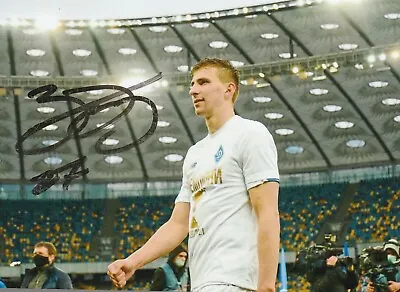 £7 • Buy Illya Zabarnyi Hand Signed 7x5 Inch Dynamo Kyiv Football Photo