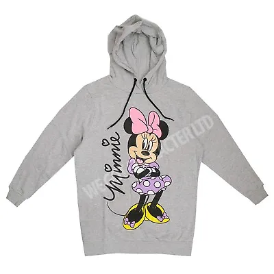 Ladies Womens Disney Minnie Mouse Lounge Hoodie Size 12-26 Loungewear Hooded • £12.99