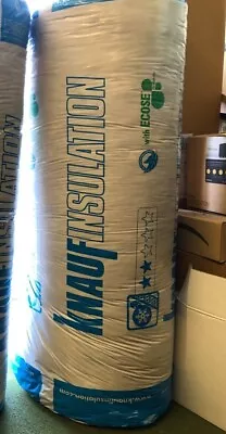 £39 • Buy Loft Insulation Knauf 100mm Thick 5,200mm Length Roll EAN 2404154 '44 Combi-Cut'
