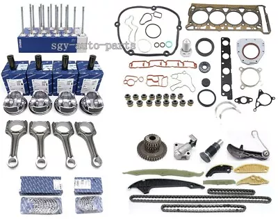 Engine Overhaul Rebuild Kit & Con Rods Set Φ23mm For VW Audi A4 2.0 TFSI CDN CCZ • $582.80