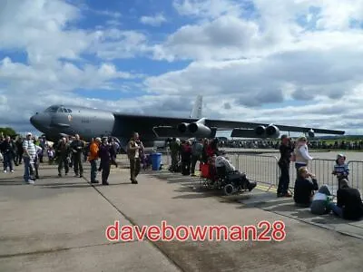 Photo  Usaf B-52 Bomber At The Leuchars Airshow This Monster Aircraft Stole The • £1.70