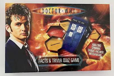 Dr Who Facts And Trivia Quiz Game With Spinning Tardis - Complete - Hard To Find • $19.95