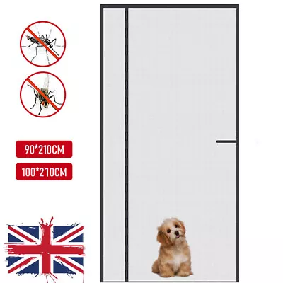 Magnetic Insect Magic Door Net Screen Bug Mosquito Fly Insect Curtain Mesh Guard • £10.99