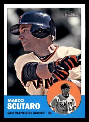 2012 Topps Heritage Marco Scutaro San Francisco Giants #H670 /1000 • $4.99
