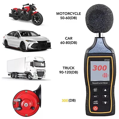 300DB Super Red Snail Air Electric Horn Train For Truck Car Motorcycle Boat 12V • $12.99