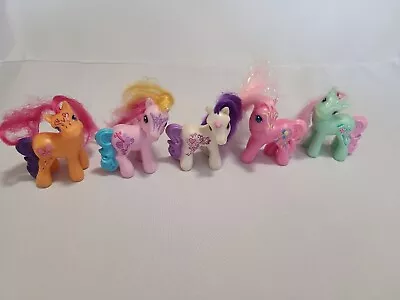 Lot Of 5 - 2008 McDonalds Happy Meal Hasbro My Little Pony 25th Anniversary Toys • $16.99